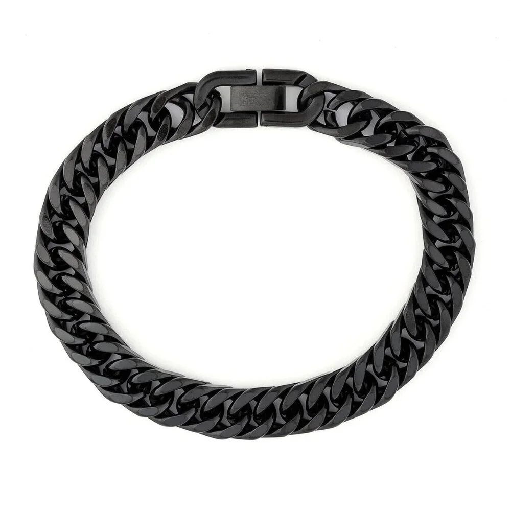 Black Stainless Steel Men's Bracelet